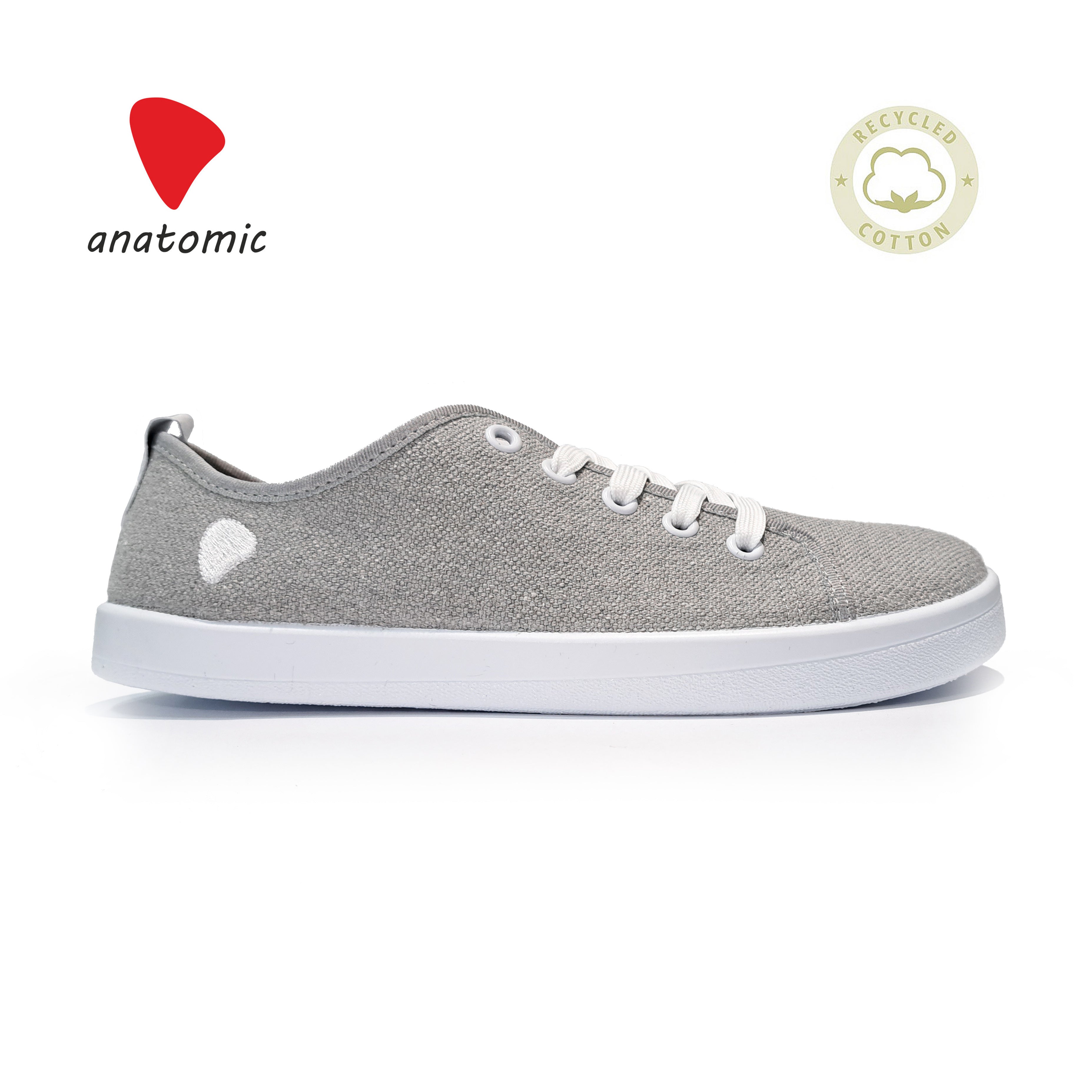 Zapatillas deportivas Respectful Starter Eco Gray para adultos - Anatómicas