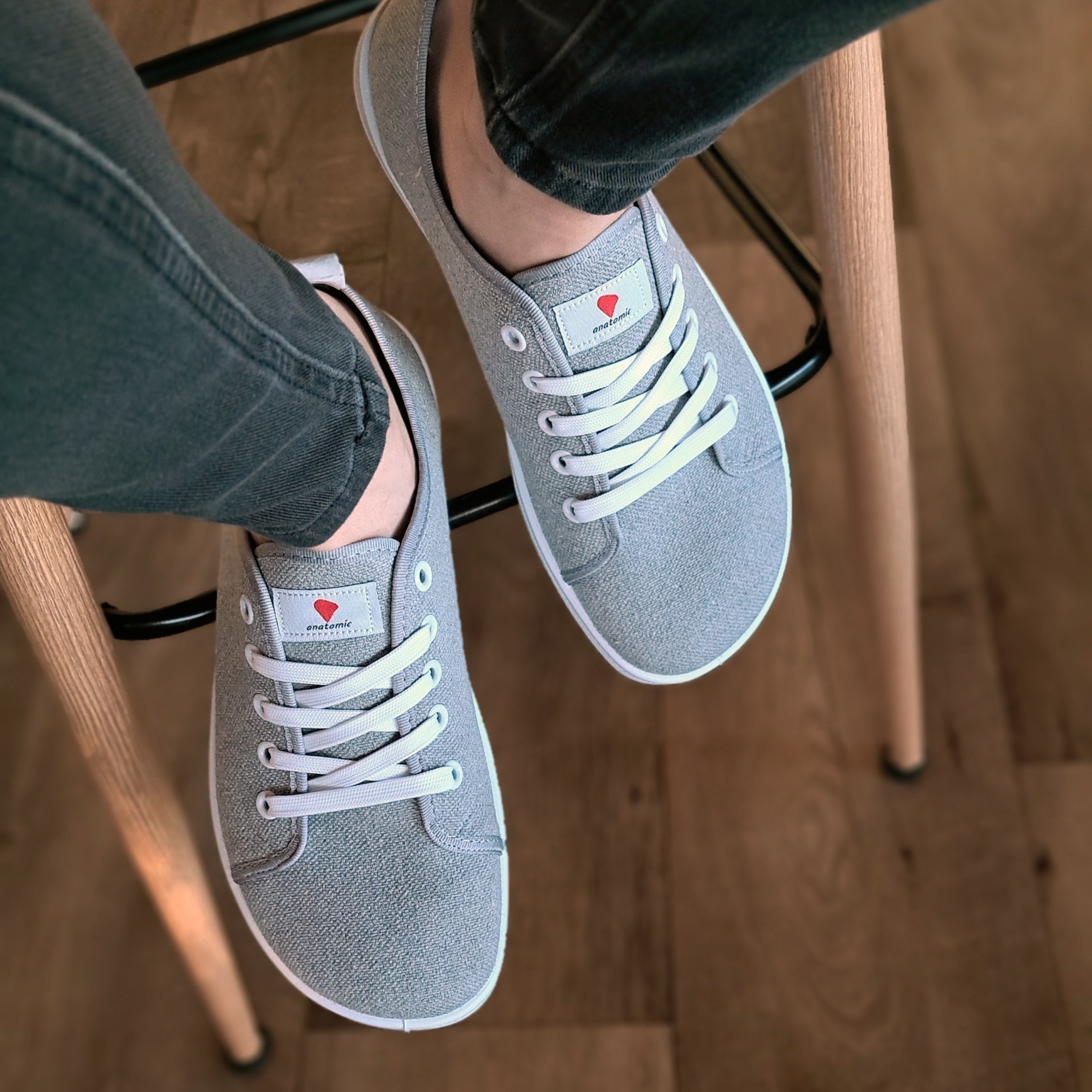 Zapatillas deportivas Respectful Starter Eco Gray para adultos - Anatómicas