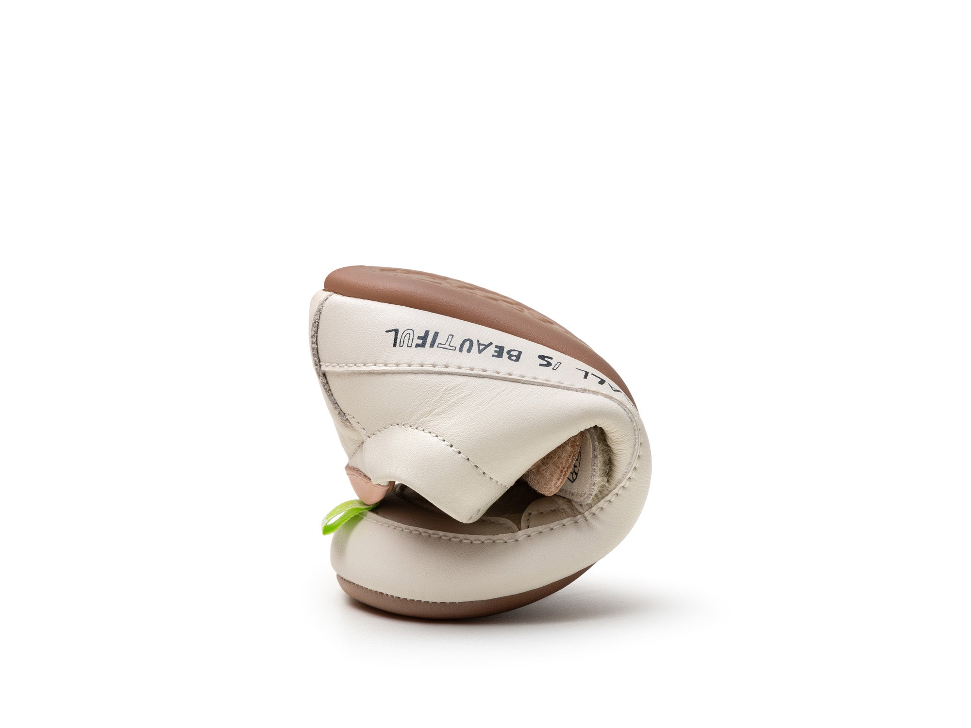 Zapatillas Tip Toey Joey para niños, aptas para los pies - Bossy Worm Tapioca y Wan Bleu Papaya Cream