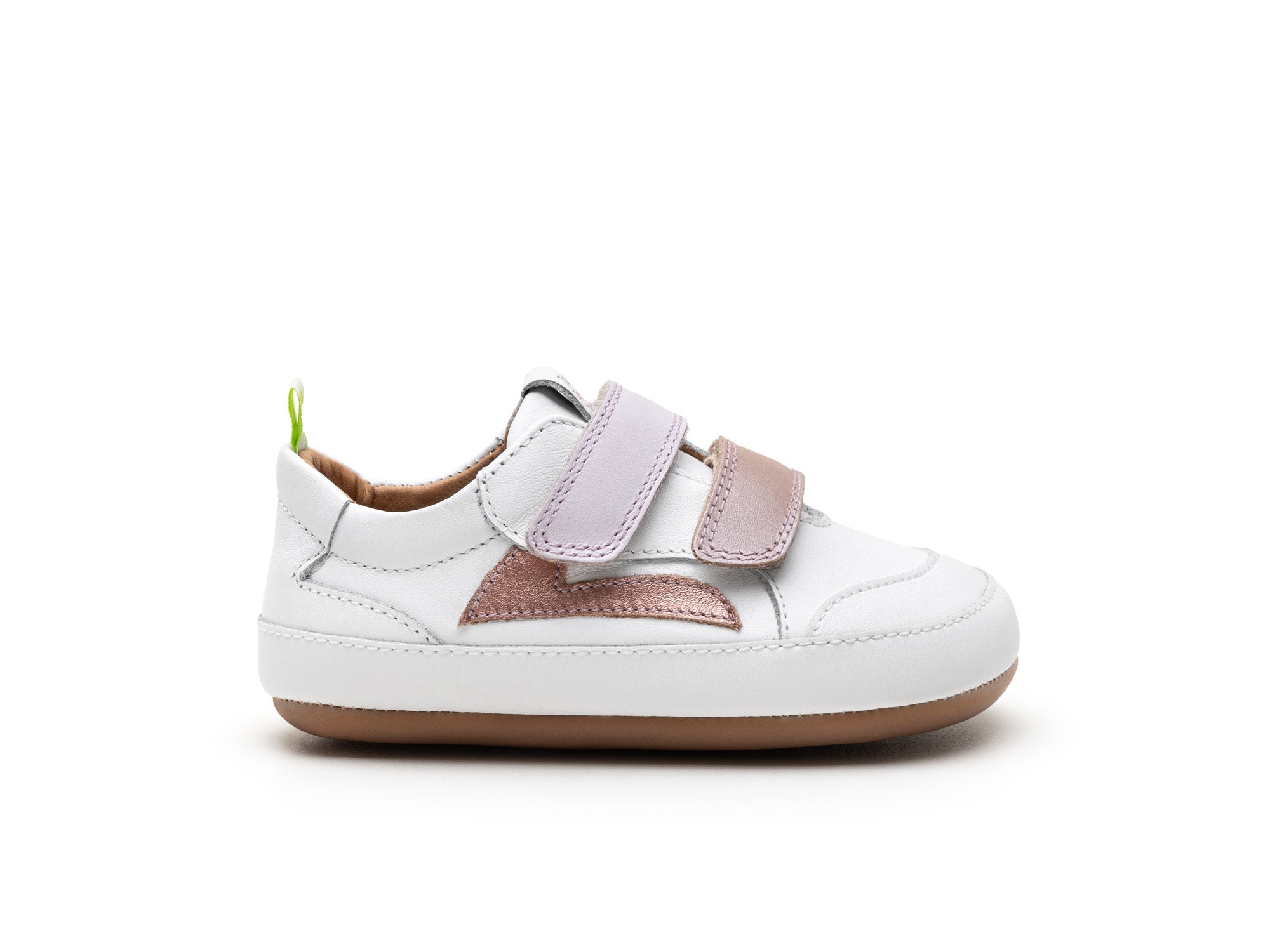 Zapatillas Tip Toey Joey para niños - Landy White & Pink Dream PINK Rose Gold