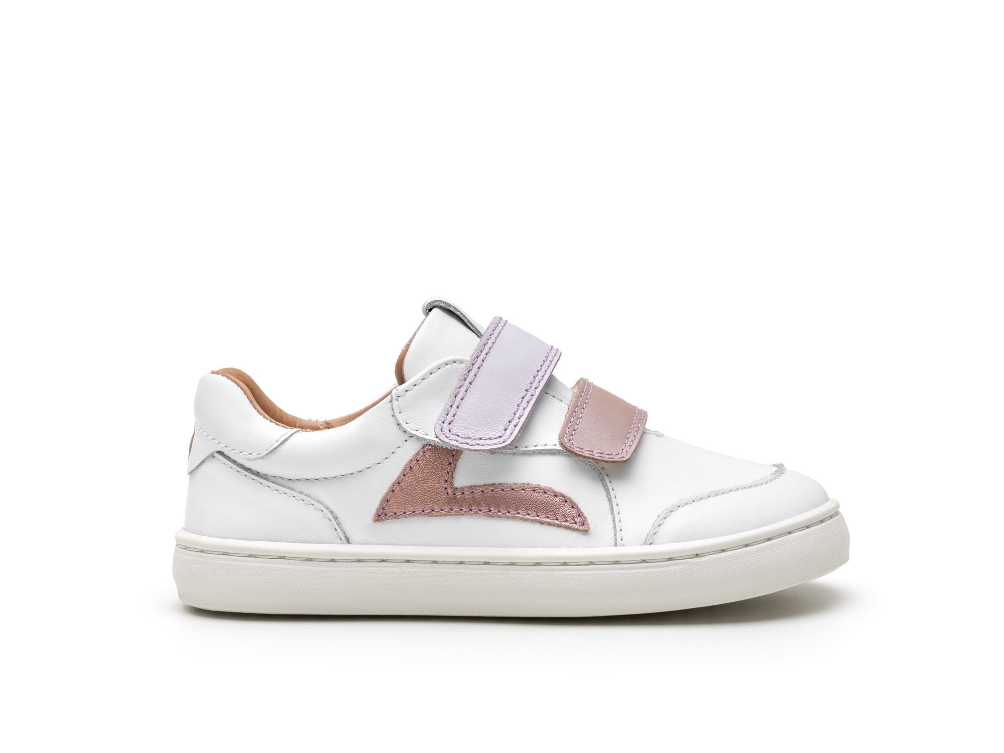 Zapatillas Tip Toey Joey para niños - Landy White & Pink Dream Rose Gold
