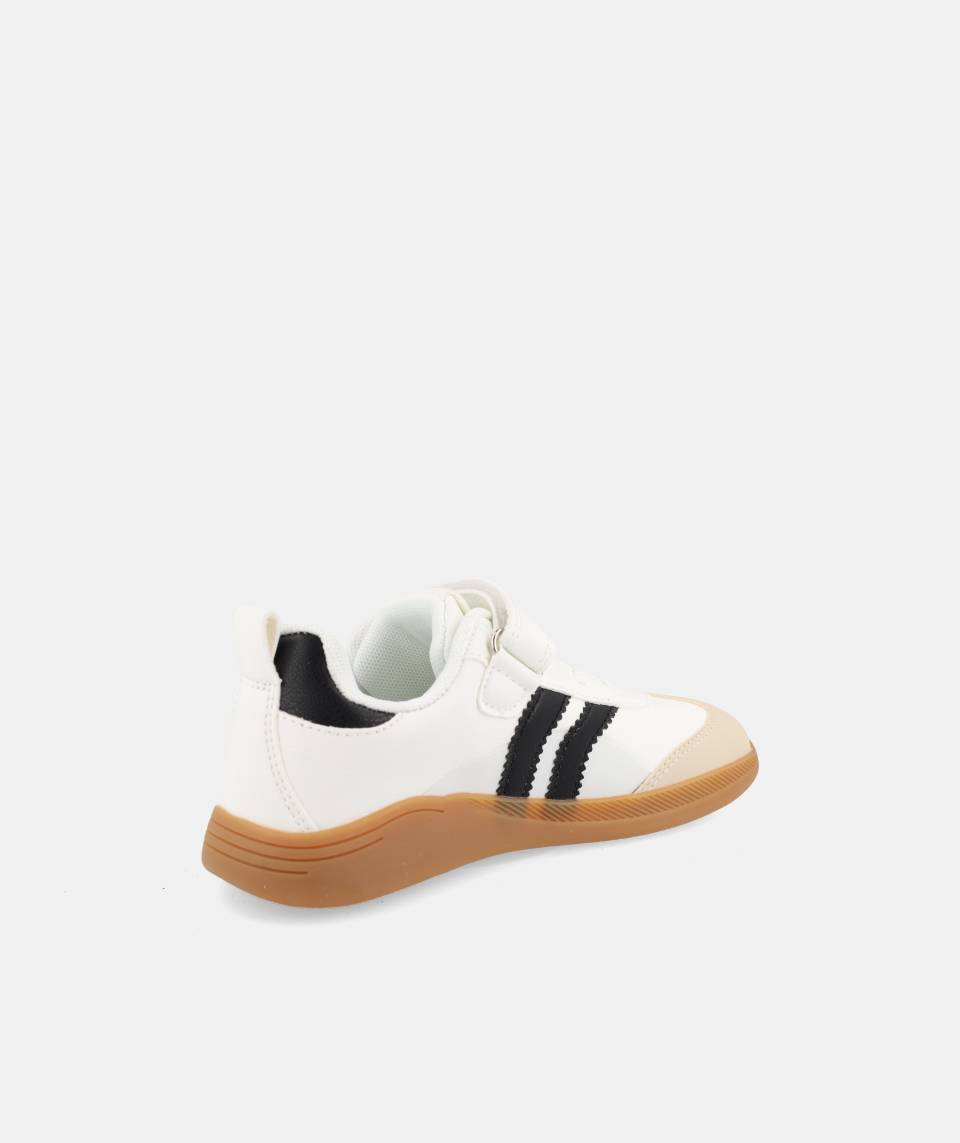 Zapatillas deportivas que respetan los pies de los niños - Blanditos Ares Vegan White