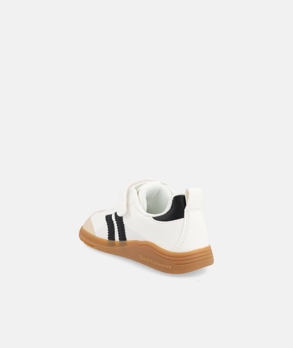 Zapatillas deportivas que respetan los pies de los niños - Blanditos Ares Vegan White