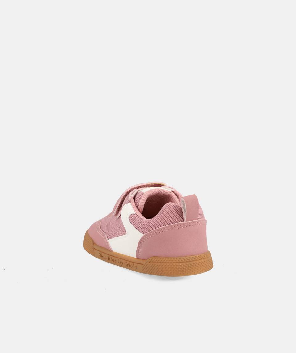 Zapatillas deportivas que respetan los pies de los niños - Blanditos Flash Vegan Pink