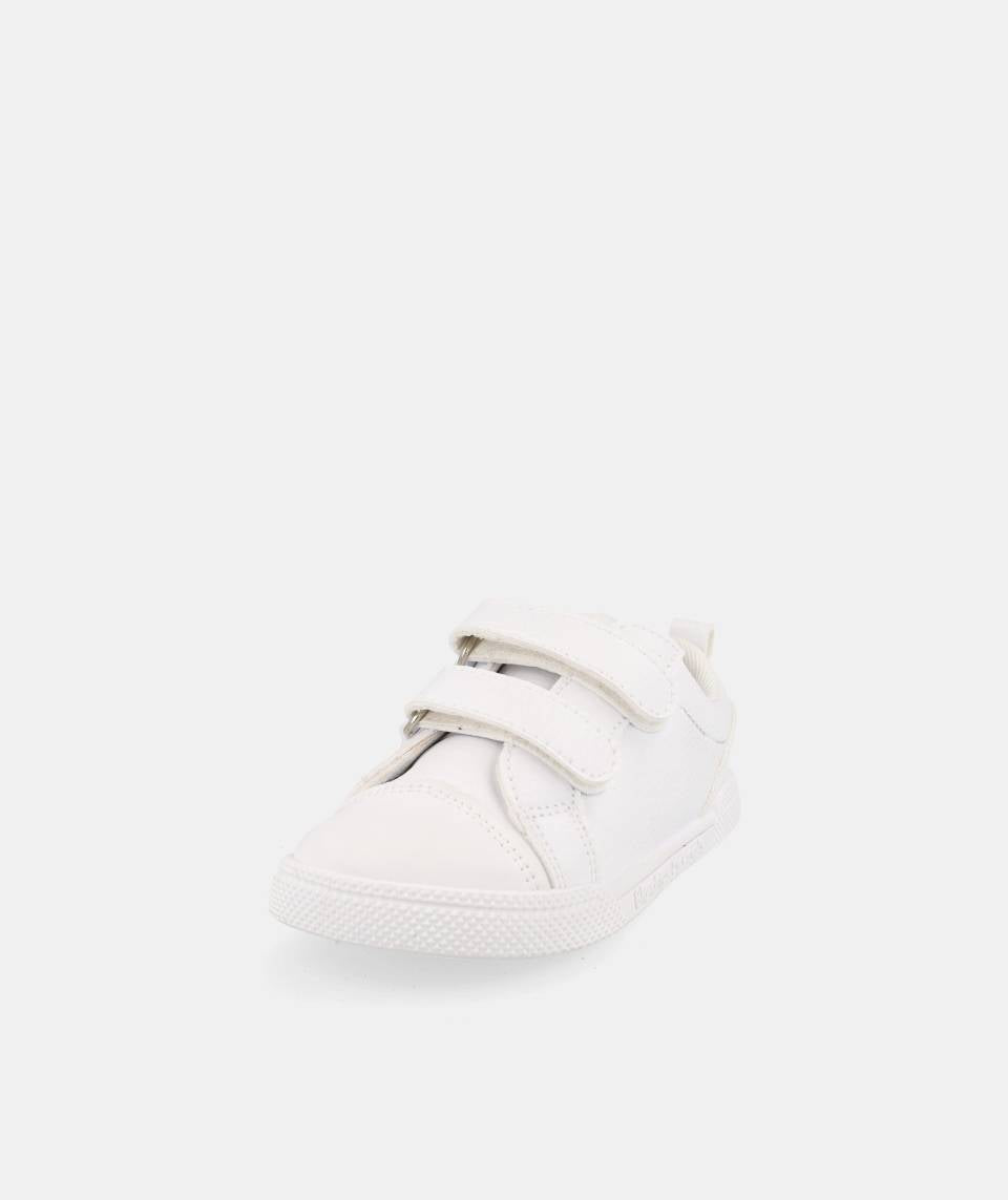 Zapatillas deportivas que respetan los pies de los niños - Blanditos Zeus Vegan White