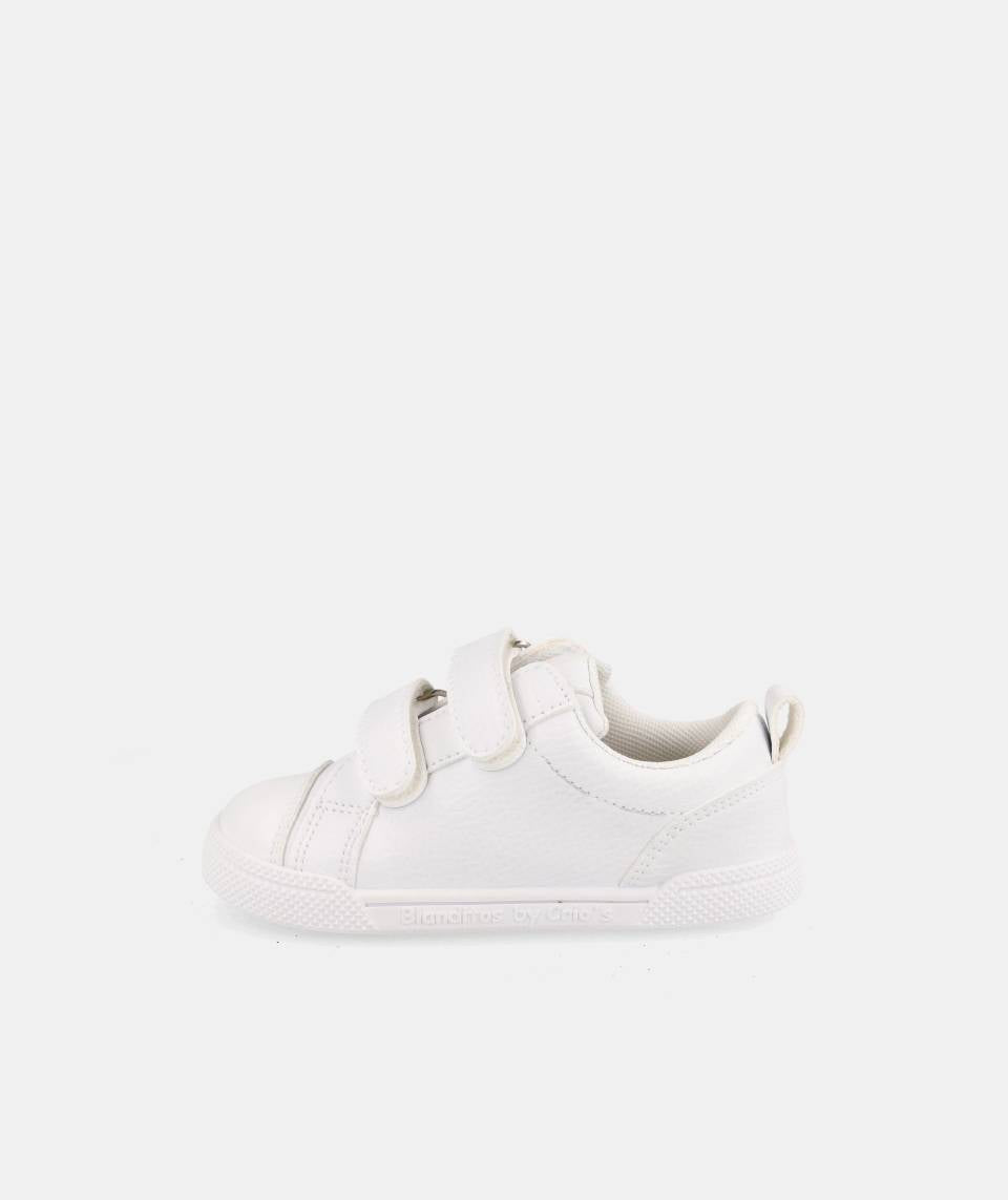 Zapatillas deportivas que respetan los pies de los niños - Blanditos Zeus Vegan White