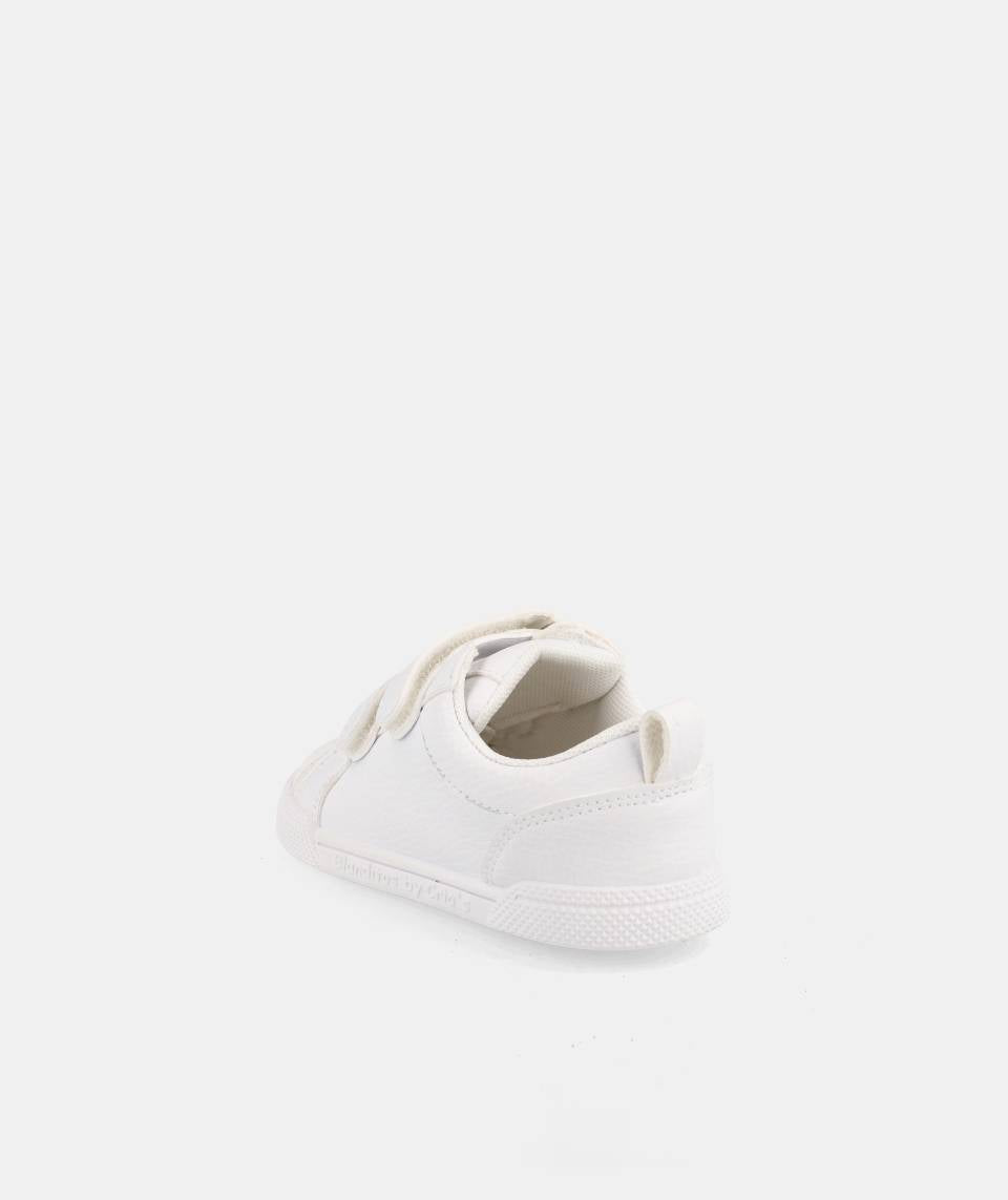 Zapatillas deportivas que respetan los pies de los niños - Blanditos Zeus Vegan White