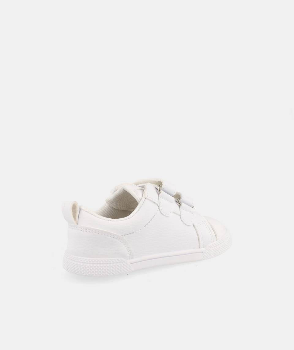 Zapatillas deportivas que respetan los pies de los niños - Blanditos Zeus Vegan White