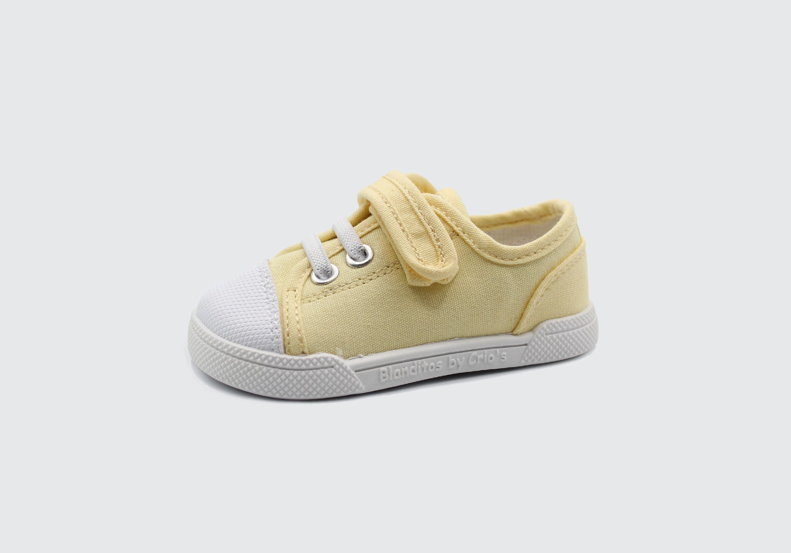 Zapatillas de lona que respetan los pies de los niños - Blanditos Sandia Amarillo