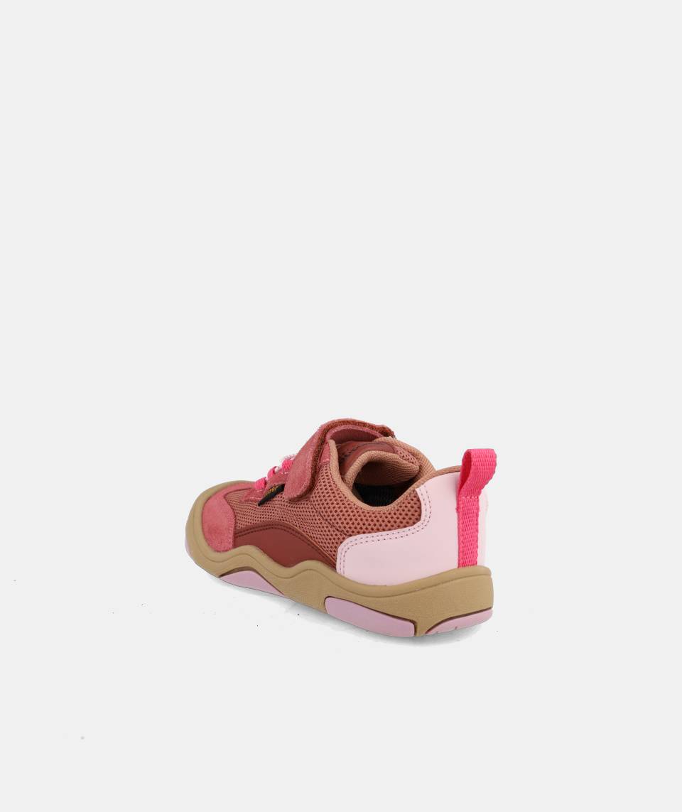 Zapatillas veganas impermeables que respetan los pies de los niños - Blanditos Apolo Rosa