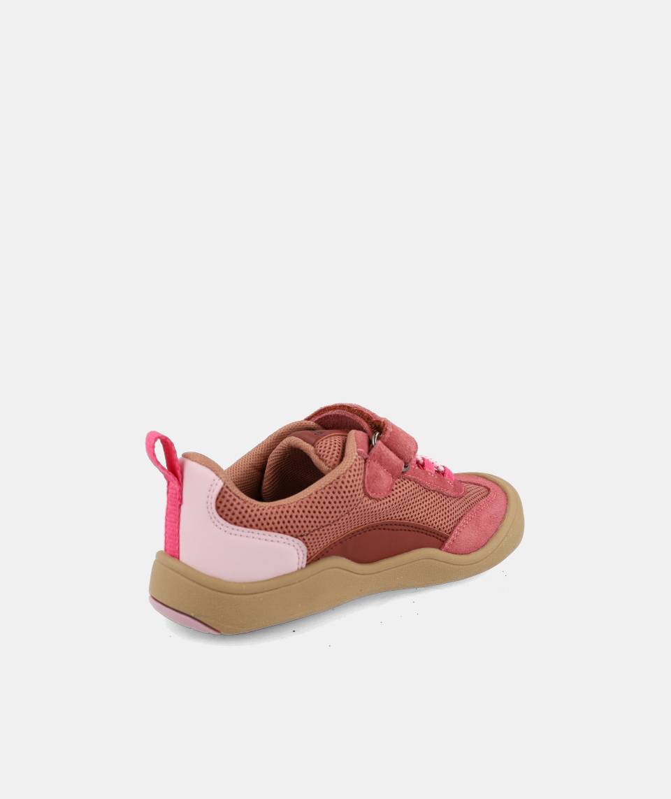Zapatillas veganas impermeables que respetan los pies de los niños - Blanditos Apolo Rosa