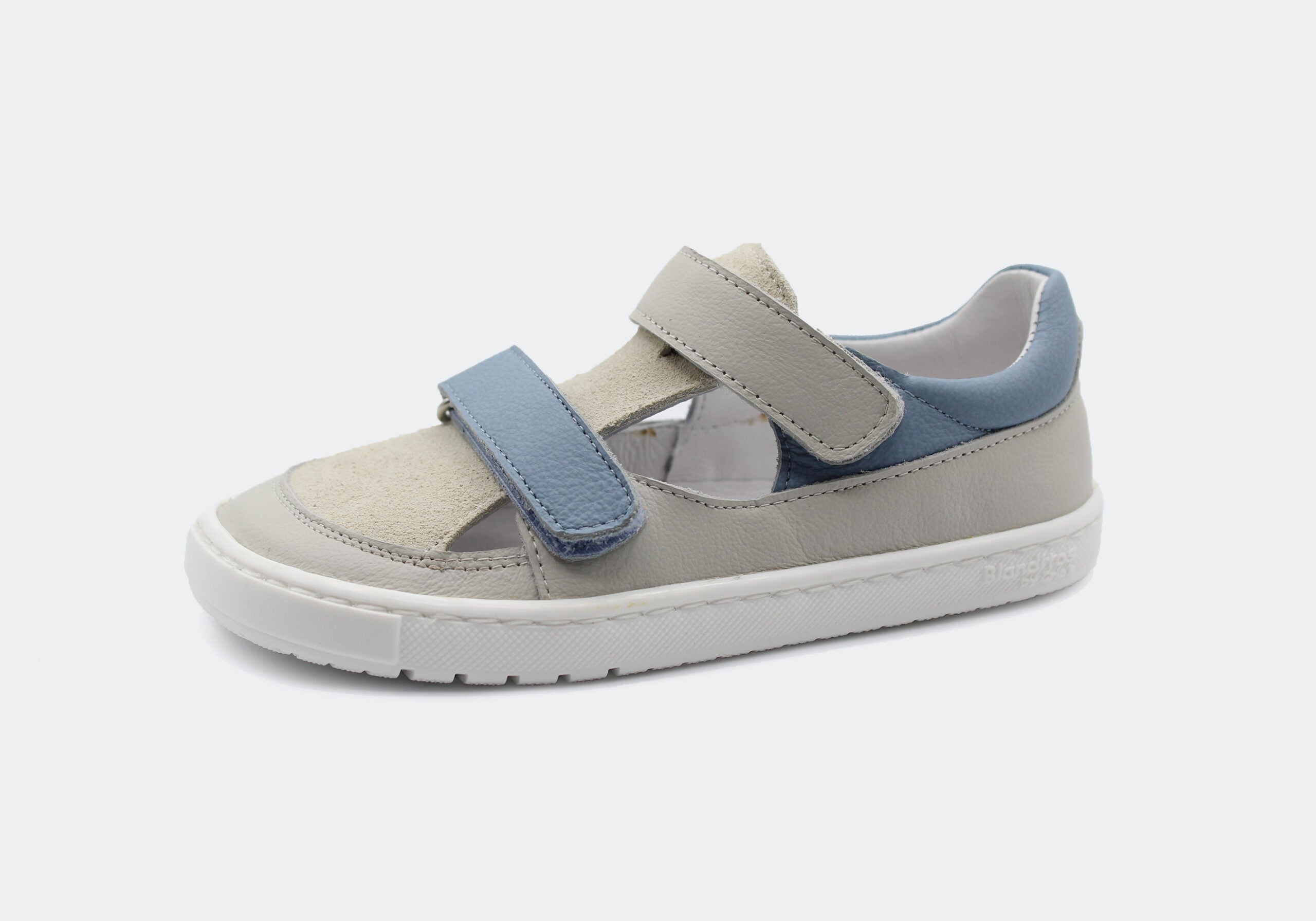 Sandalias que respetan los pies de los niños - Blanditos Viento Gris