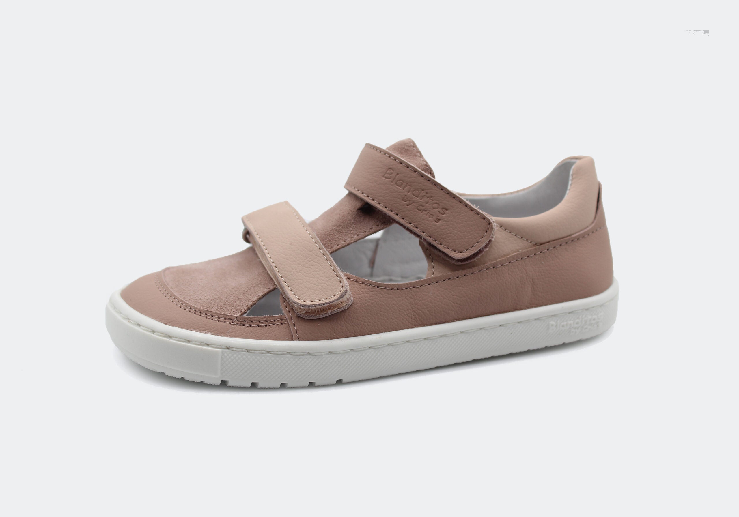 Sandalias que respetan los pies de los niños - Blanditos Viento Rosa