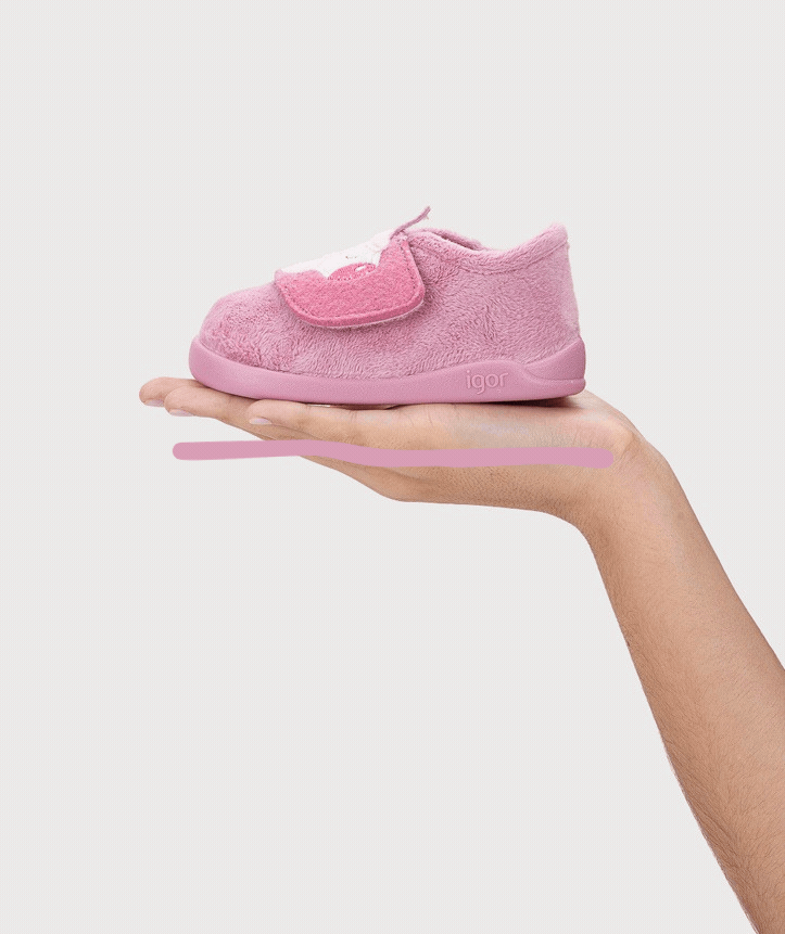 Zapatillas que respetan los pies de los niños - Igor Homie Unicornio Rosa