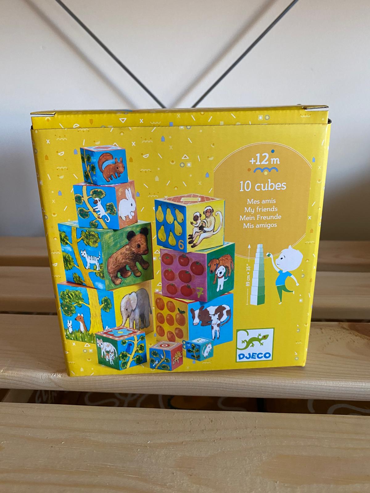 Juego de 10 cubos apilables - Djeco