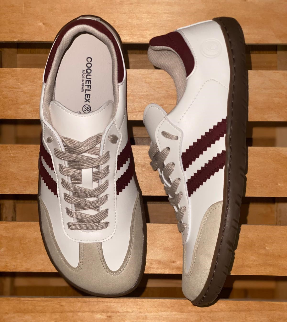 Calzado deportivo descalzo para adultos - Coqueflex Samba Rojo