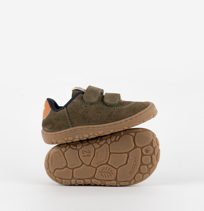 Zapatillas deportivas infantiles Bosco Serraje - Victoria Kaki