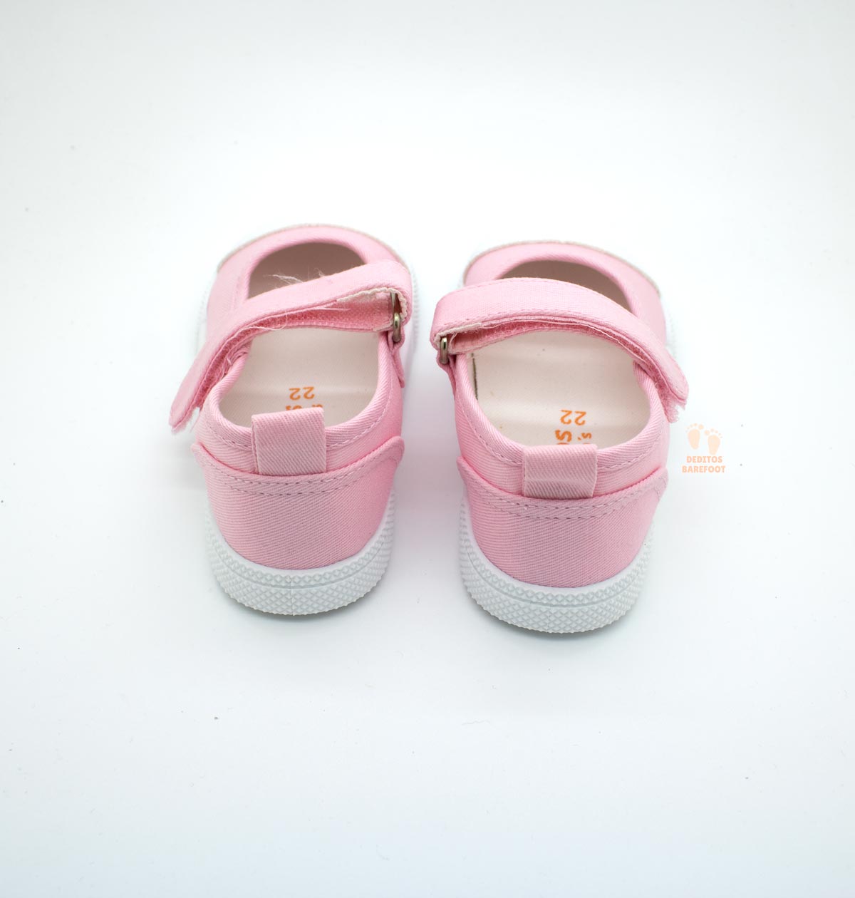 Bailarinas de Lona que Respetan los Pies de los Niños - Cereza Blanditos
