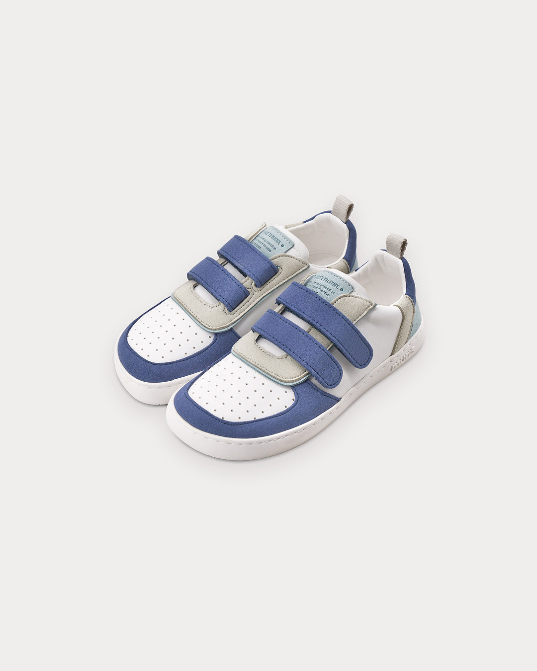 Zapatillas descalzas para niños - Muris Petra Junior Denim Blue