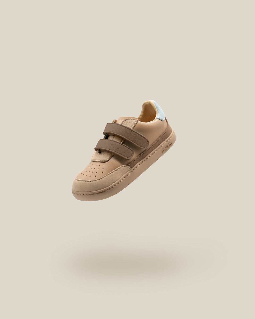 Zapatillas deportivas para niños descalzos - Muris Petra Mini Bark Brown