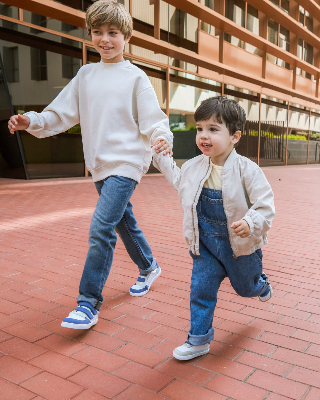 Zapatillas descalzas para niños - Muris Petra Mini Denim Blue