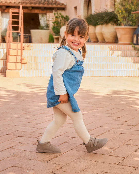 Zapatillas descalzas para niños - Muris Petra Mini Denim Blue