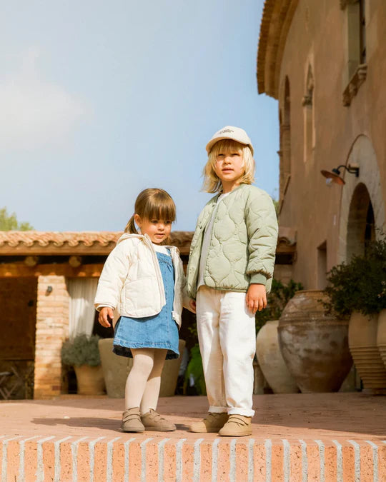 Zapatillas descalzas para niños - Muris Petra Mini Denim Blue