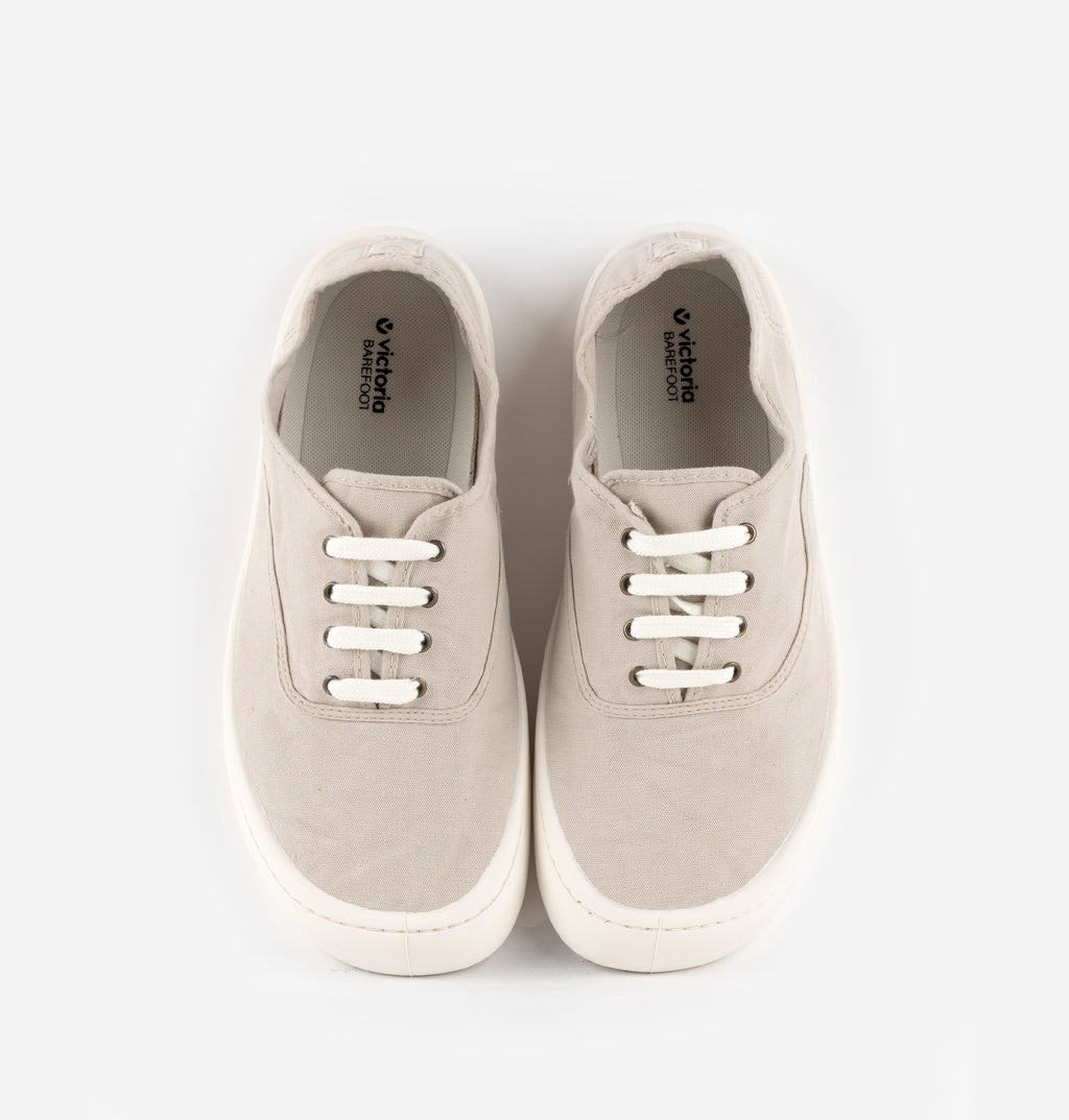 Zapatillas de Lona Descalzas para Adulto - Victoria Olmo Hielo 