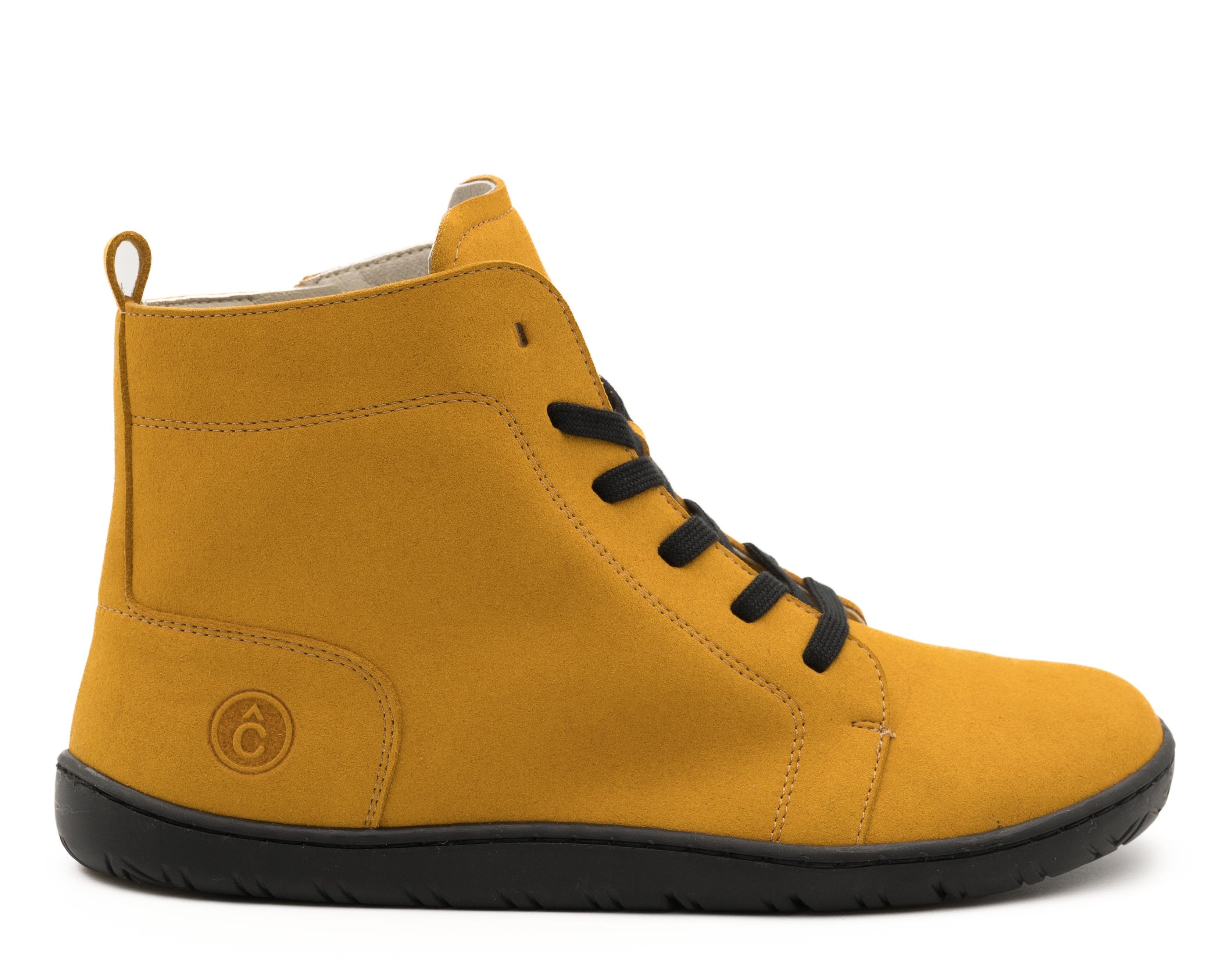 Botas descalzas para adultos - Coqueflex Suede Micro color Mostaza