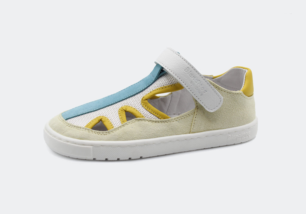 Sandalias que respetan los pies de los niños - Blanditos Abisal Amarillo 