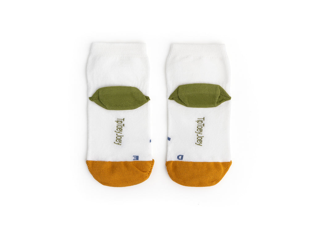 Kit de calcetines descalzos Tip Toey Joey - Azul/Mostaza/Verde
