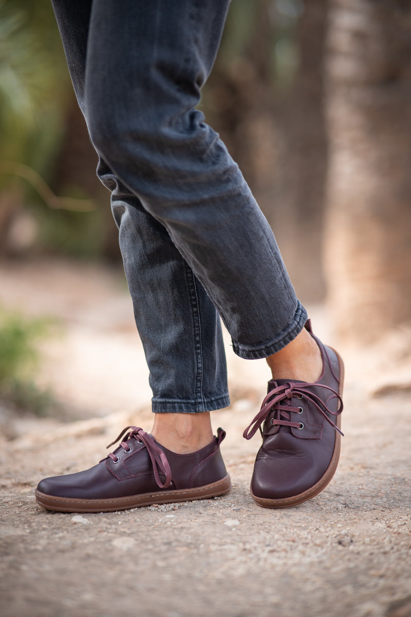 Zapato Descalzo Adulto - Flexi-Nens Salvaje Bordo