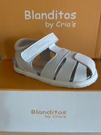 Sandalias que respetan los pies de los niños - Blanditos Isla Blanco 