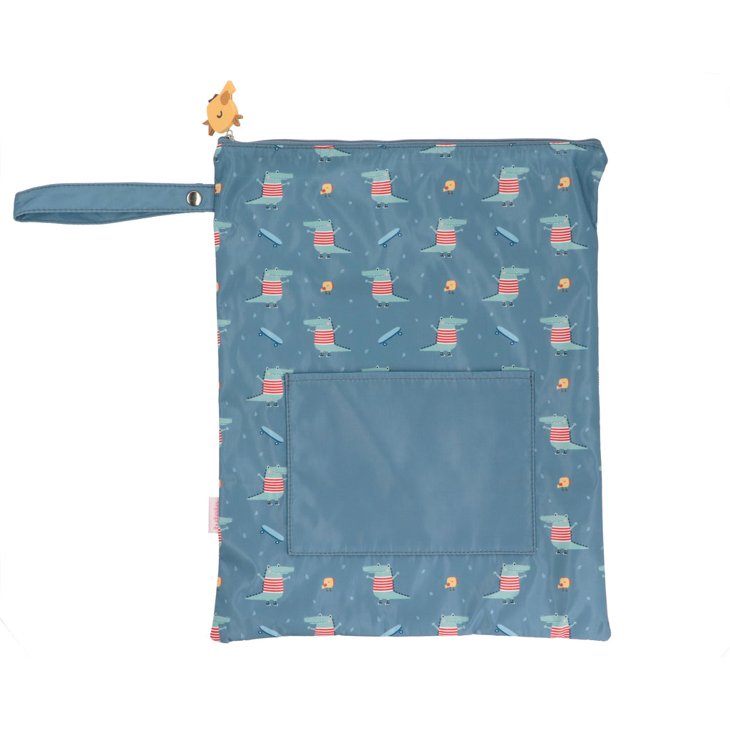 Conjunto Preescolar Mochila + Bolsa Impermeable + Botella de Agua - Tutete Croc