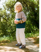 Zapatillas descalzas para niños - Muris Petra Mini Denim Blue 
