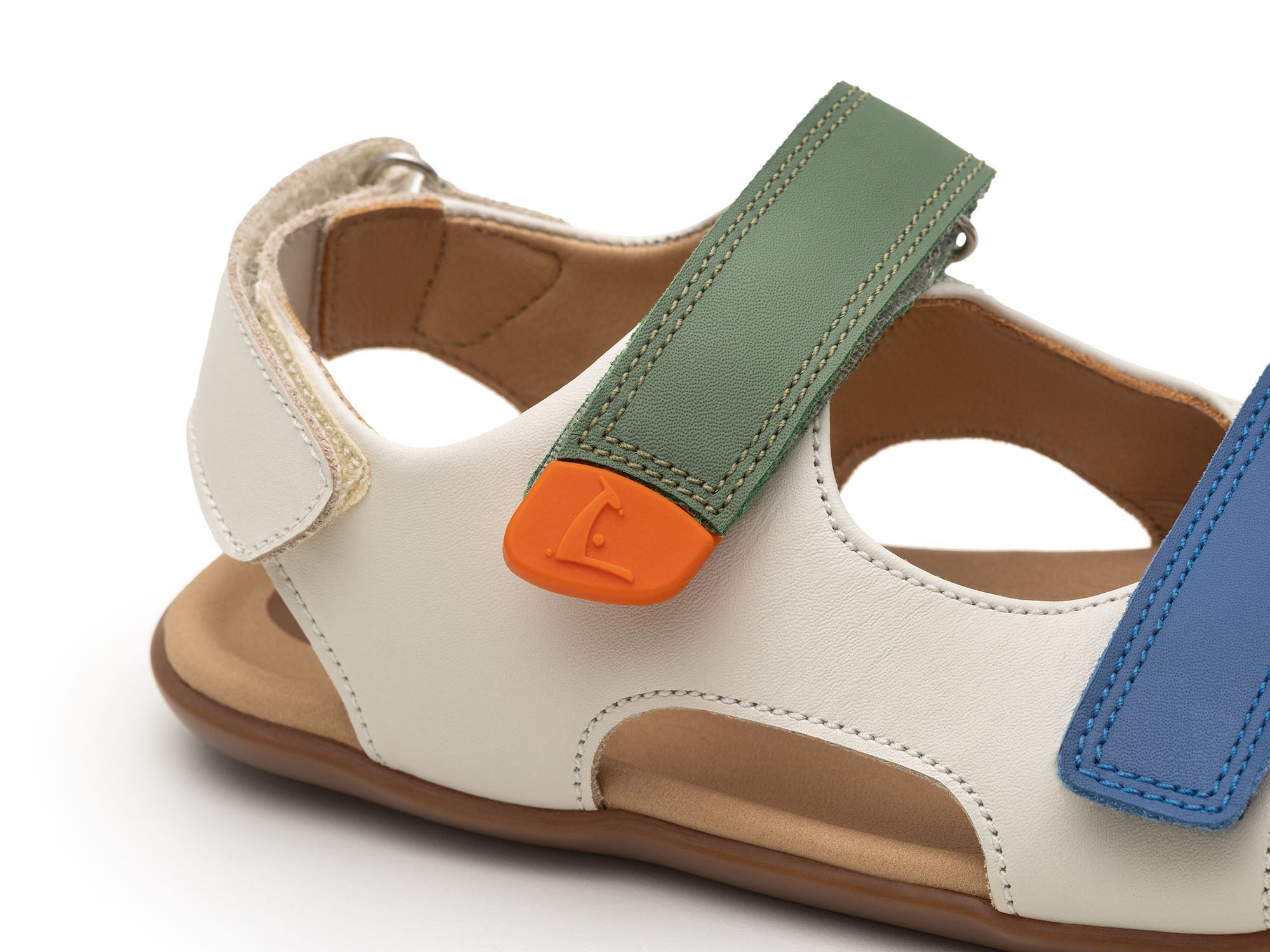 TIP TOEY JOEY - EXPLORER Sandalias Tapioca Blue Tang para niños, aptas para los pies
