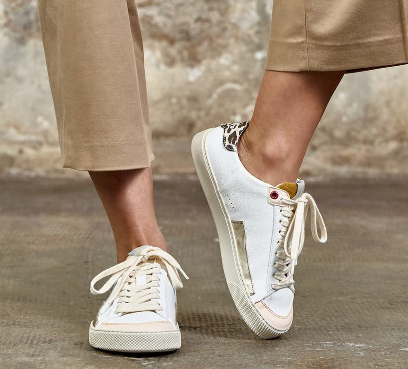 Zapatos deportivos descalzos para adultos - MyFleeters Peach Leopard