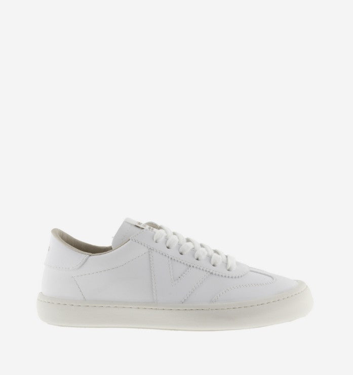 Zapatillas descalzas para adultos de piel y ante - Victoria Olmo Blanco 