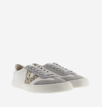 Zapatillas descalzas para adultos de piel y ante - Victoria Olmo Gris (Brillante) 