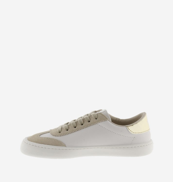 Zapatillas descalzas para adultos de piel y ante - Victoria Olmo Beige (Leopardo) 