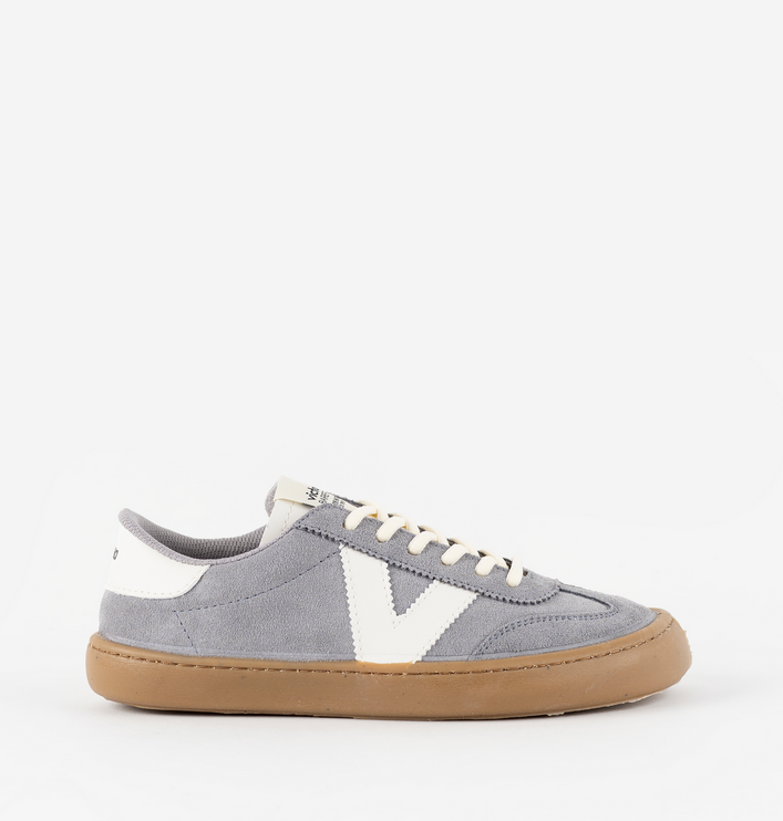 Zapatillas Descalzas Adulto Piel y Ante - Victoria Olmo Serraje Gris 