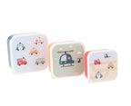 Juego de 3 cajas de comida de City Cars