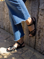 Sandalia Creta para adultos, cómoda para los pies - Blanditos Blanco 