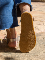 Sandalia Creta para adultos, cómoda para los pies - Blanditos Blanco 