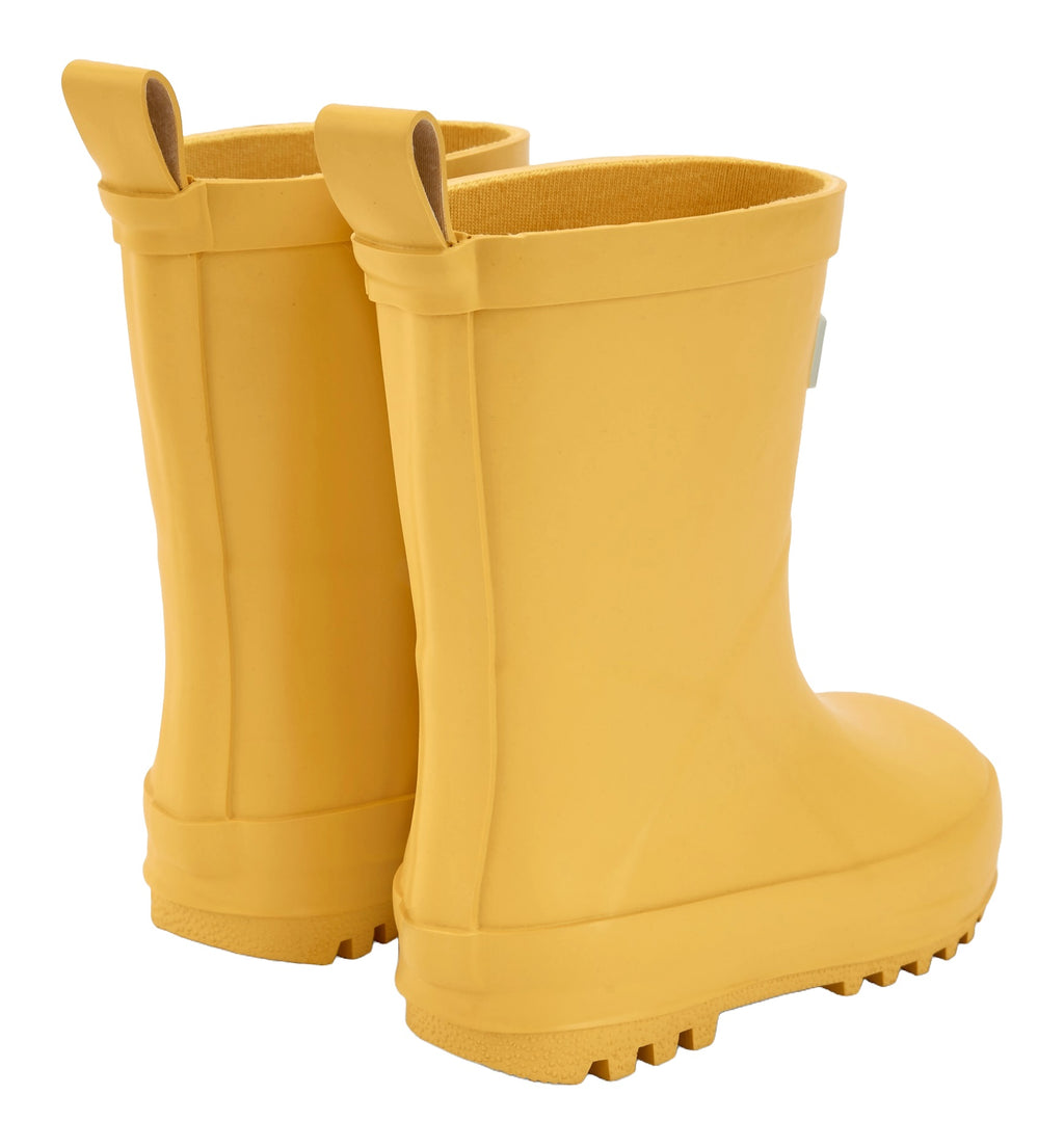 Botas impermeables que respetan los pies de los niños - Amarillo Agua y Limón