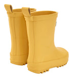 Botas impermeables que respetan los pies de los niños - Amarillo Agua y Limón