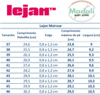 Lejan Brand Ténis Barefoot de adulto - Lejan Melrose Pink Guia_de_tamanhos_Madali_Lejan_Melrose