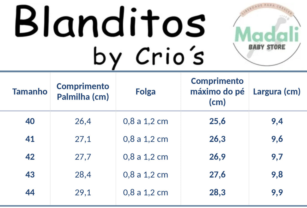 Mustang Ténis Free Miami Adulto - Mustang (mtng) Guia_tamanho_Mustang_Modelo_Miami