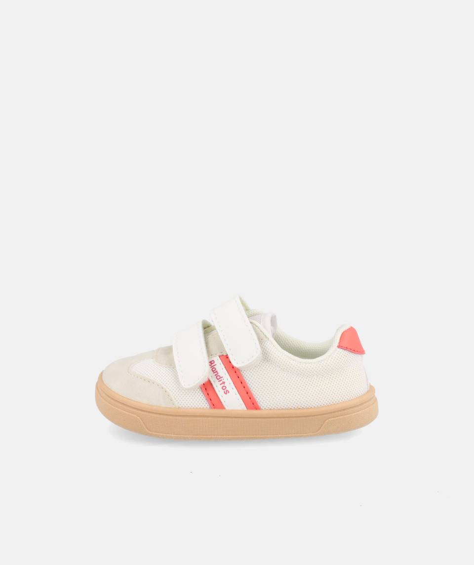 Zapatillas de lona que respetan los pies de los niños - Blanditos Mélon Azul Marino 