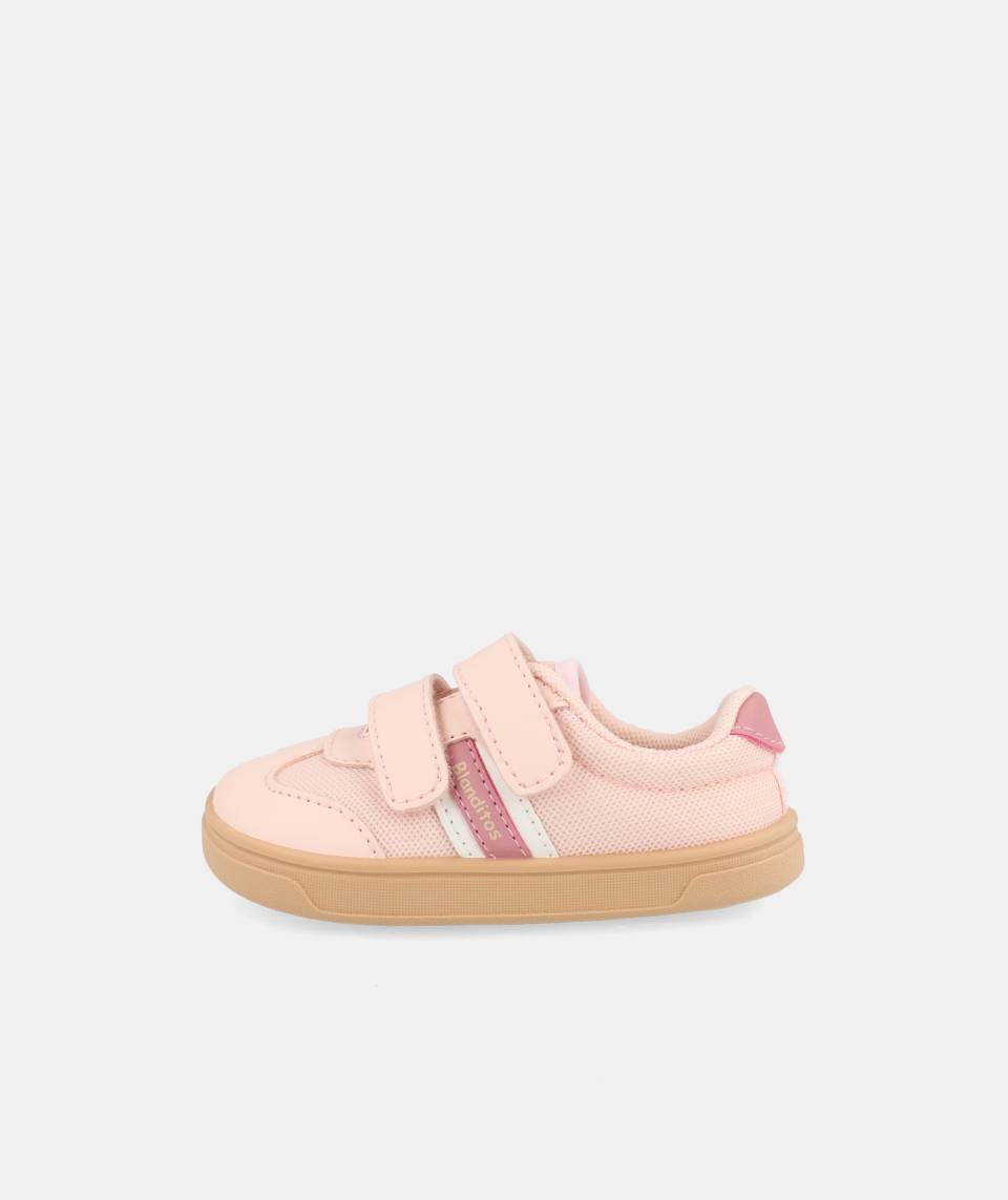 Zapatillas de lona que respetan los pies de los niños - Blanditos Mélon Azul Marino 